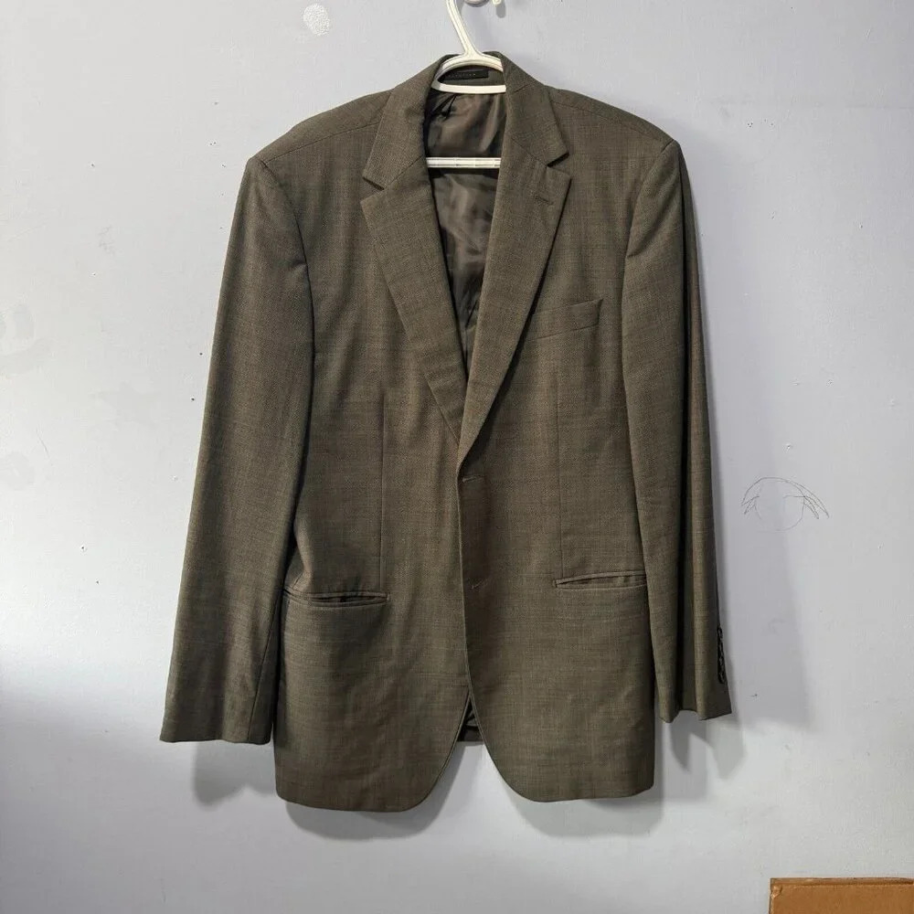 Hugo Boss mens blazer‎ 38R dark grey  euc
